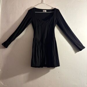 Oh Polly Black Long Sleeve Dress size US 6